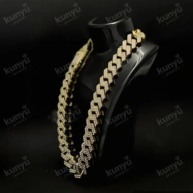 Rhinestone Kubako esteka-kate distiratsua