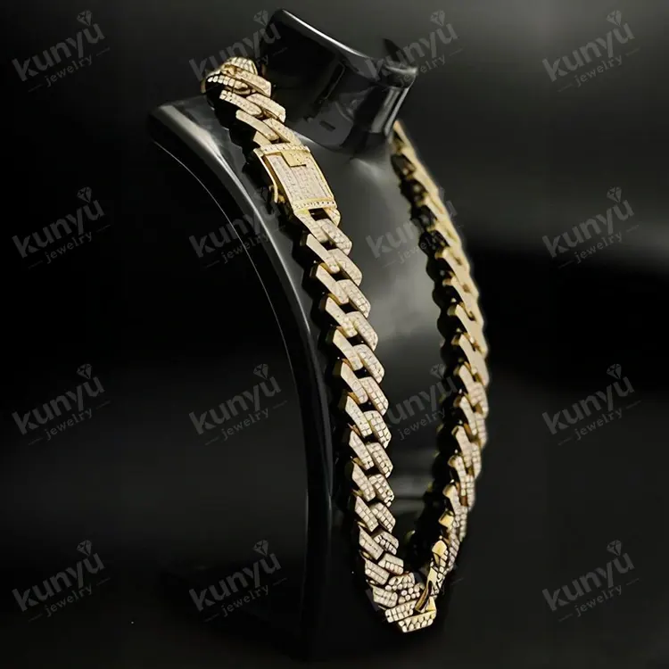 Rhinestone Kubako esteka-kate distiratsua